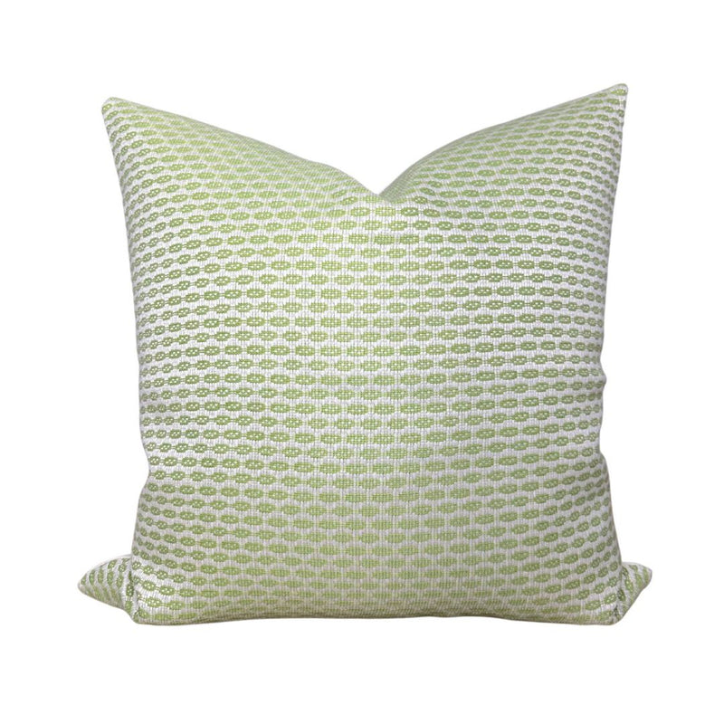 Hickox Woven Pillow Cover in Leaf, Schumacher Textiles