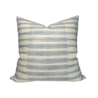 Indro Pillow Cover in Lake on Natural, Susan Connor Textiles