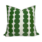 Full Circle Pillow Cover in Green, Schumacher Textiles
