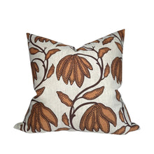 Desert Floral Pillow Cover in Ochre