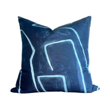 Kelly Wearstler Graffito Pillow Cover in Navy