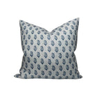 Rajmata Tonal Pillow Cover in Mist Indigo/Blue, Peter Dunham Textiles