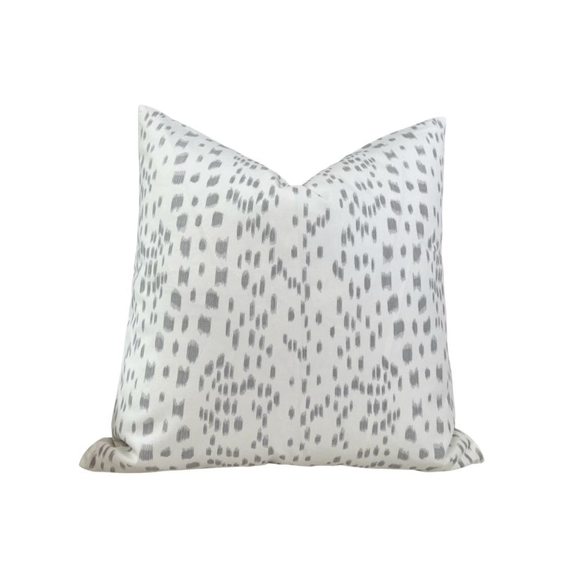 Les Touches Pillow Cover in Gray