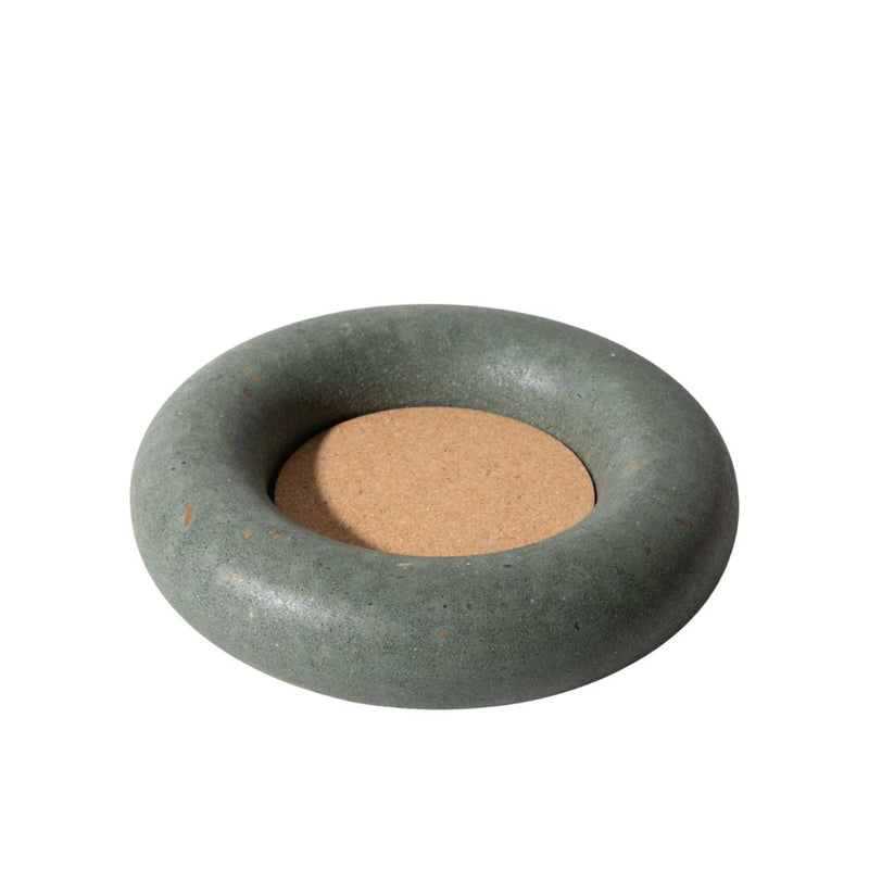Wine Bottle Coaster | Dark Green Terrazzo