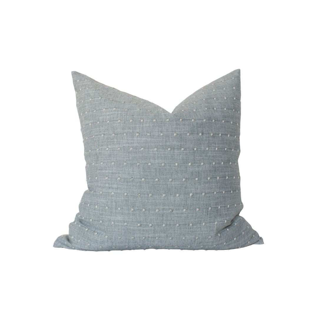 Blue Dot Pillow Cover