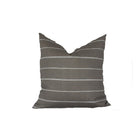Brown Striped Pillow Cover