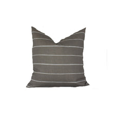 Brown Striped Pillow Cover