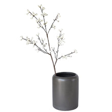 33" Faux White Berry Branch Stem