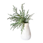20" Faux Whitewash Green Norfolk Pine Spray Bush