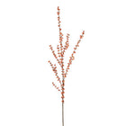43" Faux Outdoor Orange Berry Stem