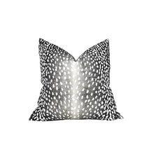 Antelope Pillow Cover in Charcoal
