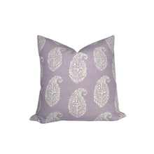 Kashmir Paisley Pillow Cover in Lilac Purple, Peter Dunham Textiles
