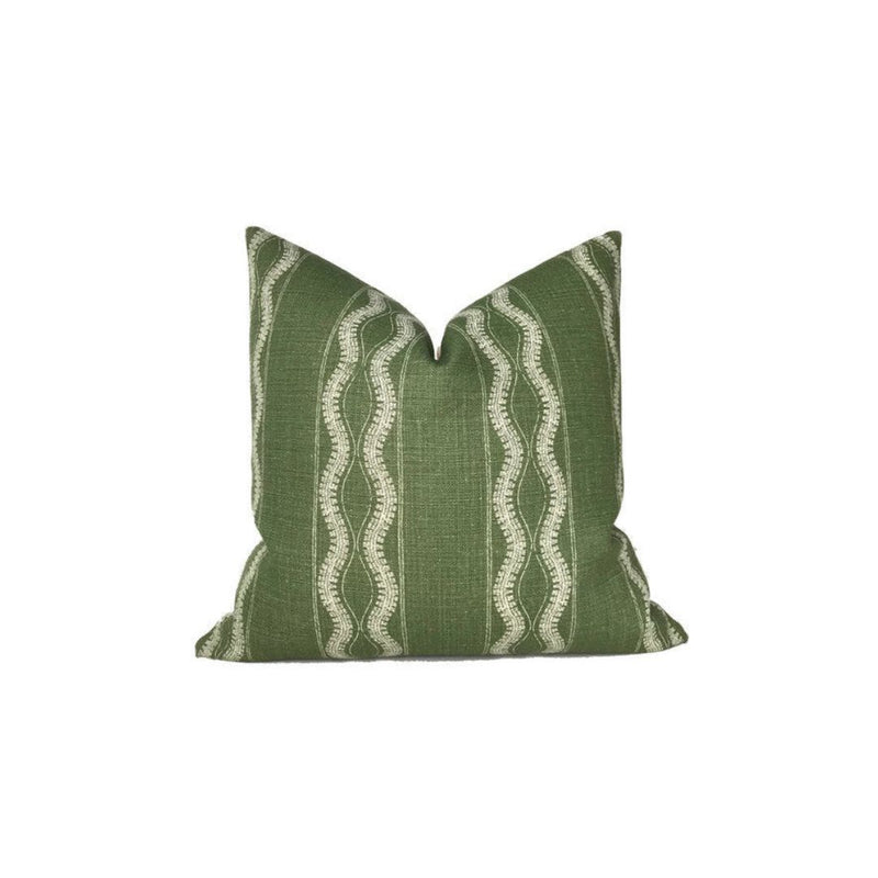 Zanzibar Pillow Cover in Green, Peter Dunham Textiles