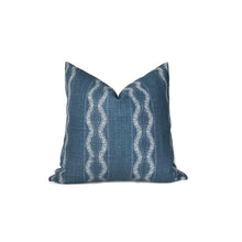 Zanzibar Pillow Cover in Indigo Blue, Peter Dunham Textiles