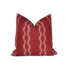 Zanzibar Pillow Cover in Red, Peter Dunham Textiles