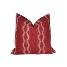 Zanzibar Pillow Cover in Red, Peter Dunham Textiles