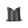 Zanzibar Pillow Cover in Charcoal, Peter Dunham Textiles
