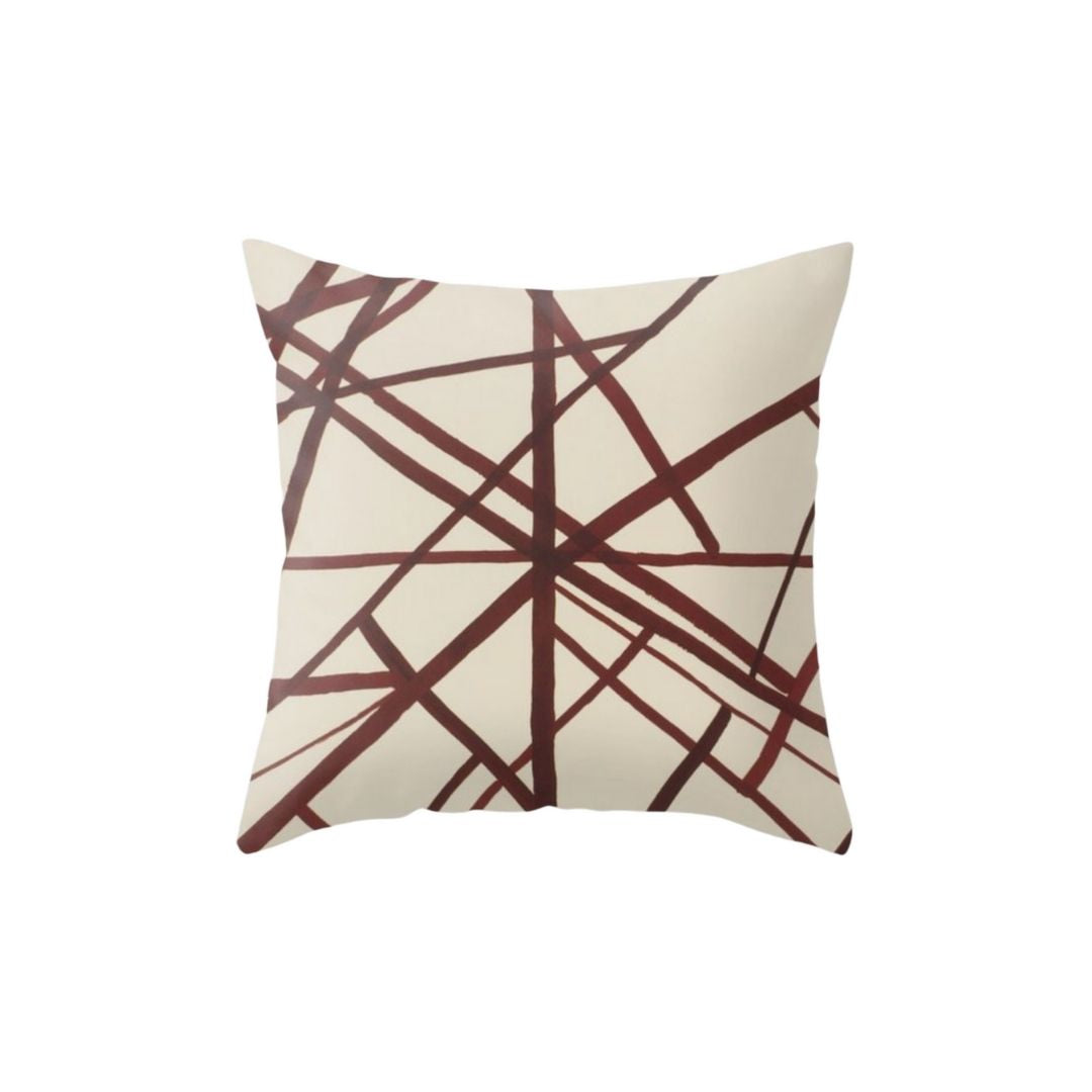 Channels Pillow Cover in Plum, Kelly Wearstler Textiles
