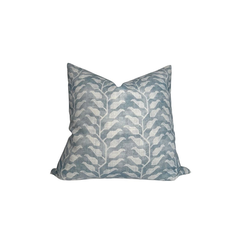 Folio Pillow Cover in Lake Blue, Susan Connor Textiles