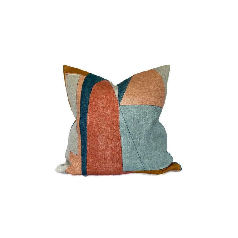 District Pillow Cover in Apricot, Kelly Wearstler Textiles