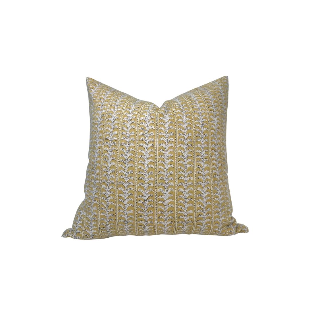 Luxor Pillow Cover in Saffron, Walter G Textiles