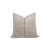 Madu Pillow Cover in Sand Brown, Susan Connor Textiles