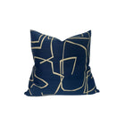 Kravet Abstract Pillow Cover in Indigo