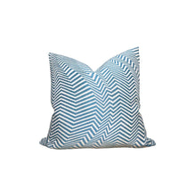 Sea Swell Pillow Cover in Blue, Jennifer Shorto Textiles