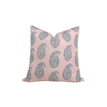 Peter Dunham Kashmir Paisley Pillow Cover in Pink + Blue