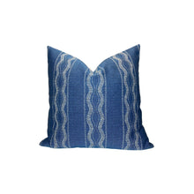Zanzibar Outdoor Pillow Cover in Lapis Blue, Indoor/Outdoor Pillows, Peter Dunham Textiles