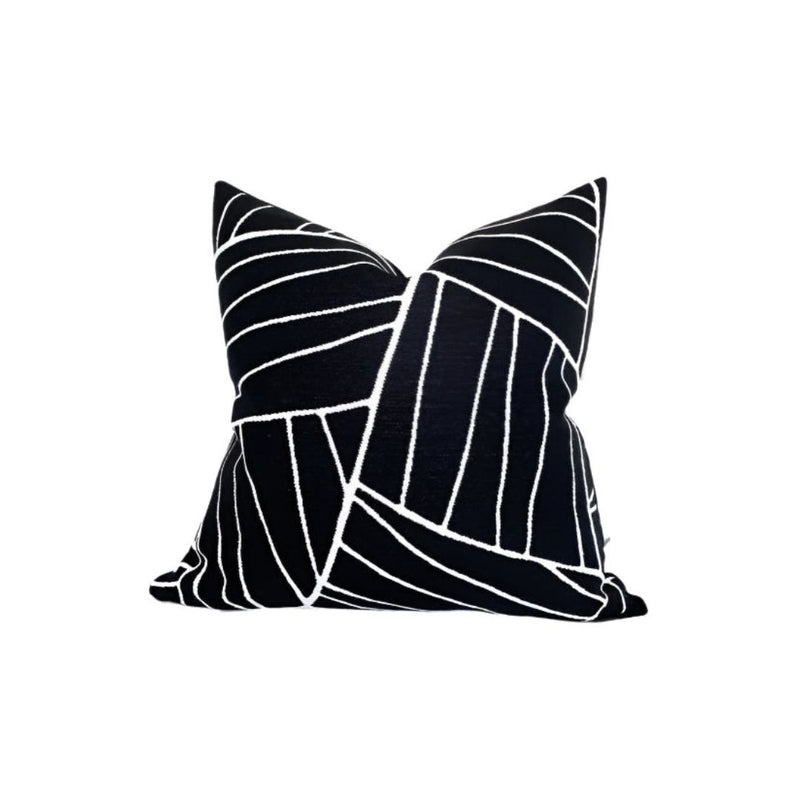 Thibaut Jordan Woven Pillow Cover in Black