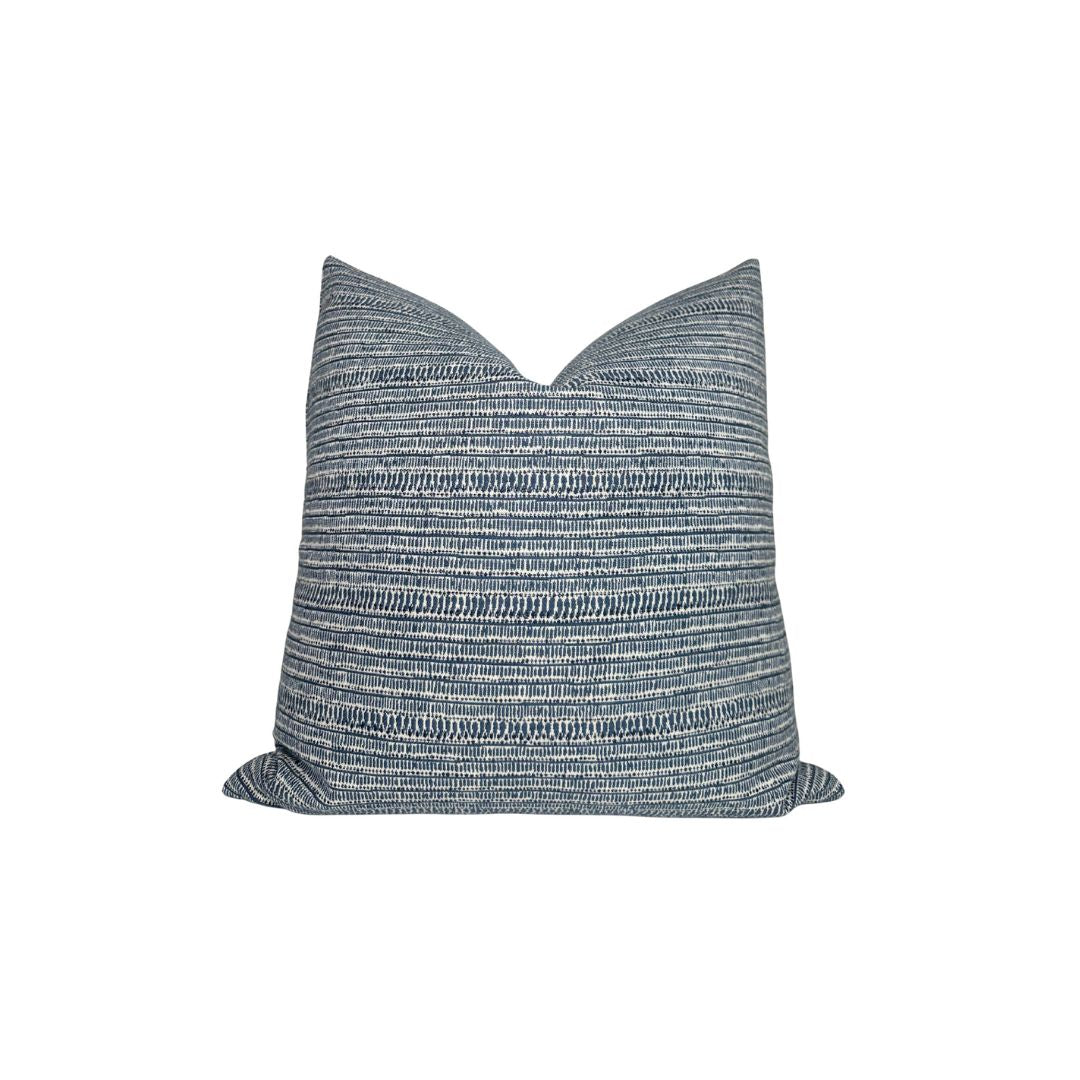 Saqqara Pillow Cover in Atlantic Blue, Walter G Pillows, Decorative Throw Pillows