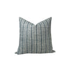 Taza Pillow Cover in Mineral Blue, McLaurin + Piercy Textiles