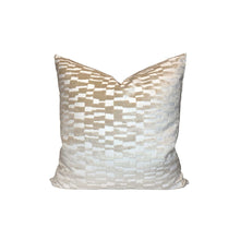 Mod Velvet Pillow Cover in Tan