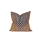 Vanderbilt Pillow Cover in Russet, Schumacher Textiles