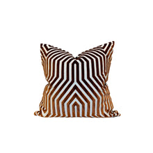Vanderbilt Pillow Cover in Russet, Schumacher Textiles