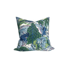 Pagoda Pillow Cover in Blue