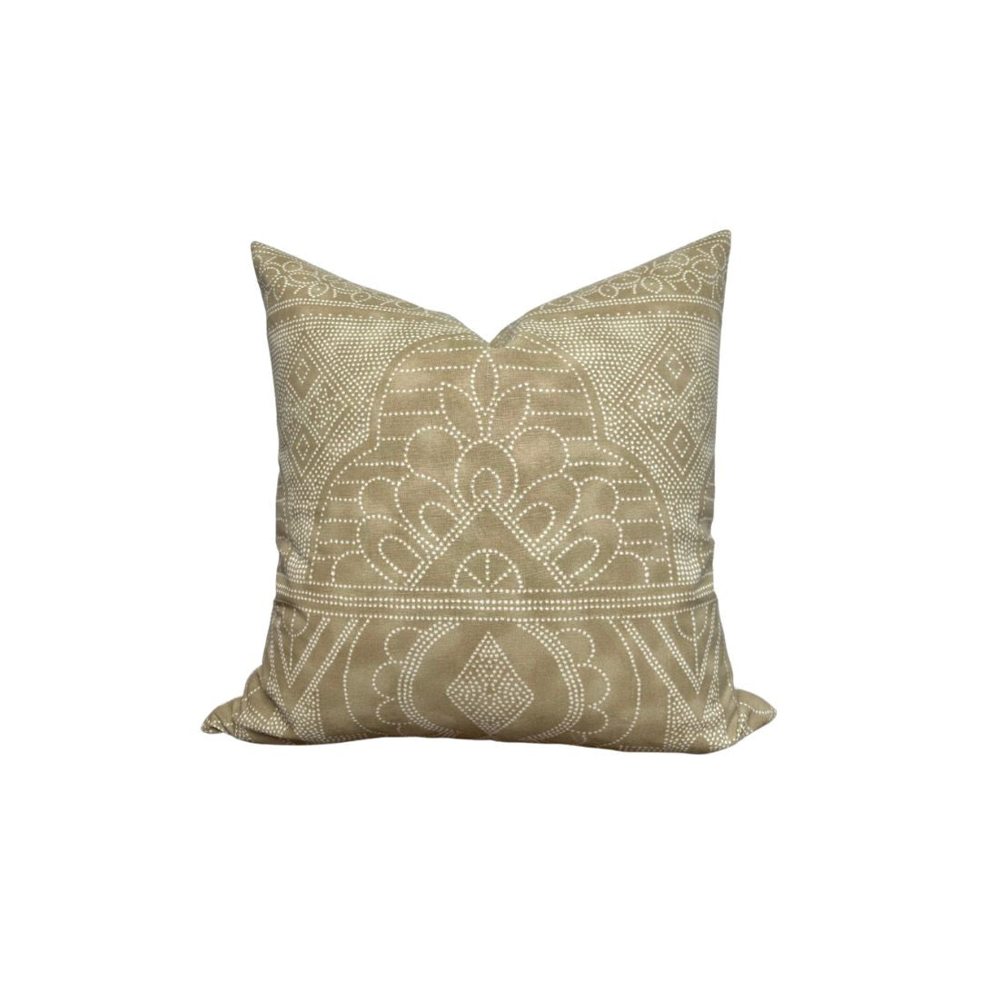 Medinas Pillow Cover in Camel Brown
