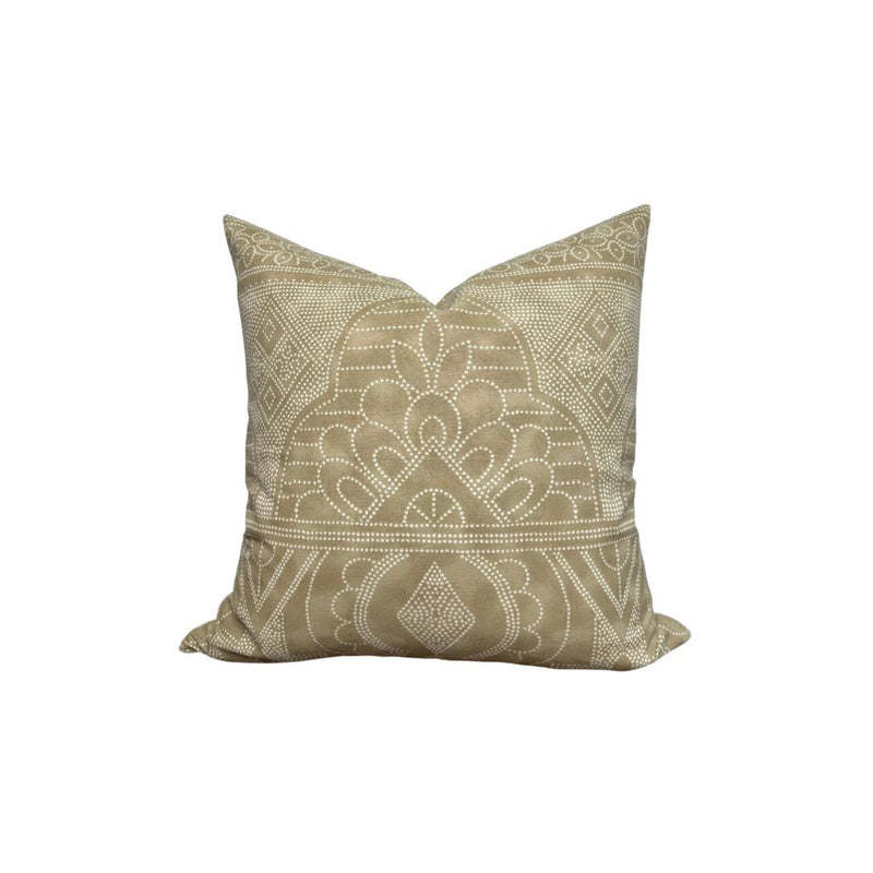 Medinas Pillow Cover in Camel Brown