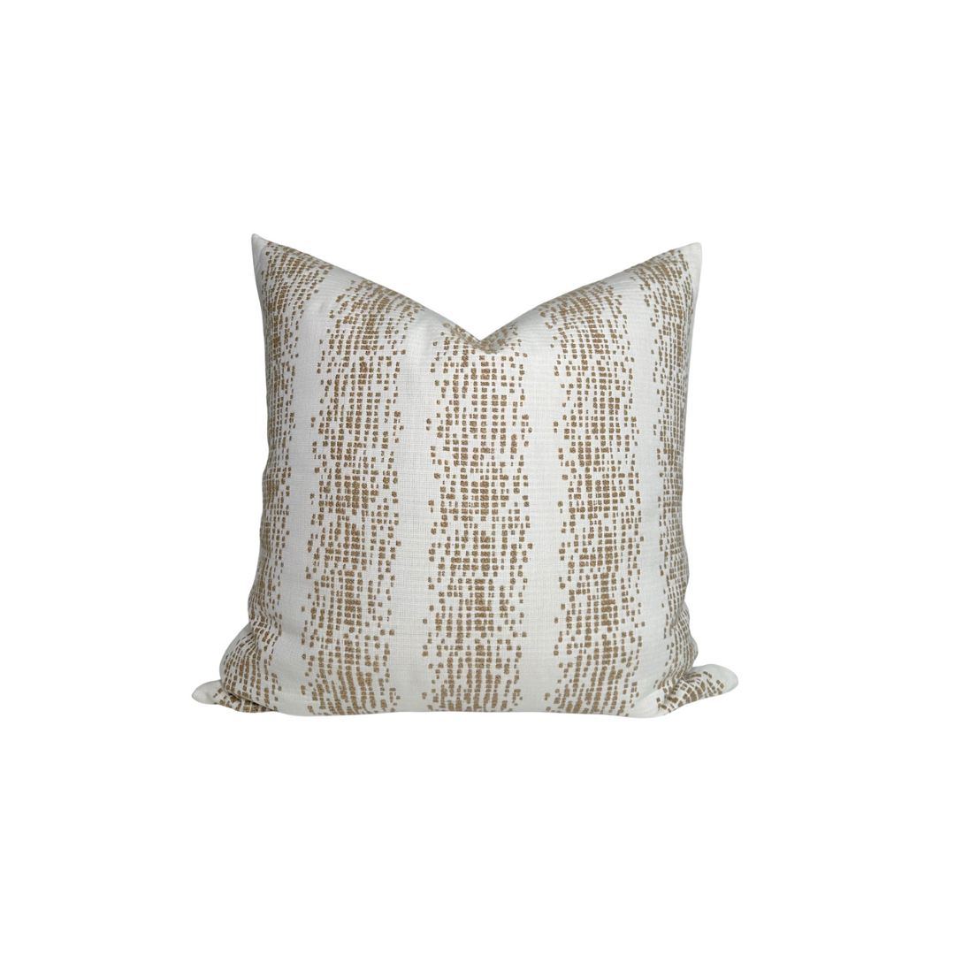 Balboa Pillow Cover in Fawn Brown, Kelly Wearstler Textiles