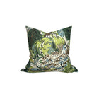 Pagoda Pillow Cover in Green + Brown