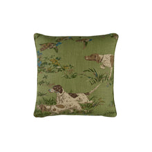 Pointers Pillow Cover in Meadow Green, Schumacher Textiles