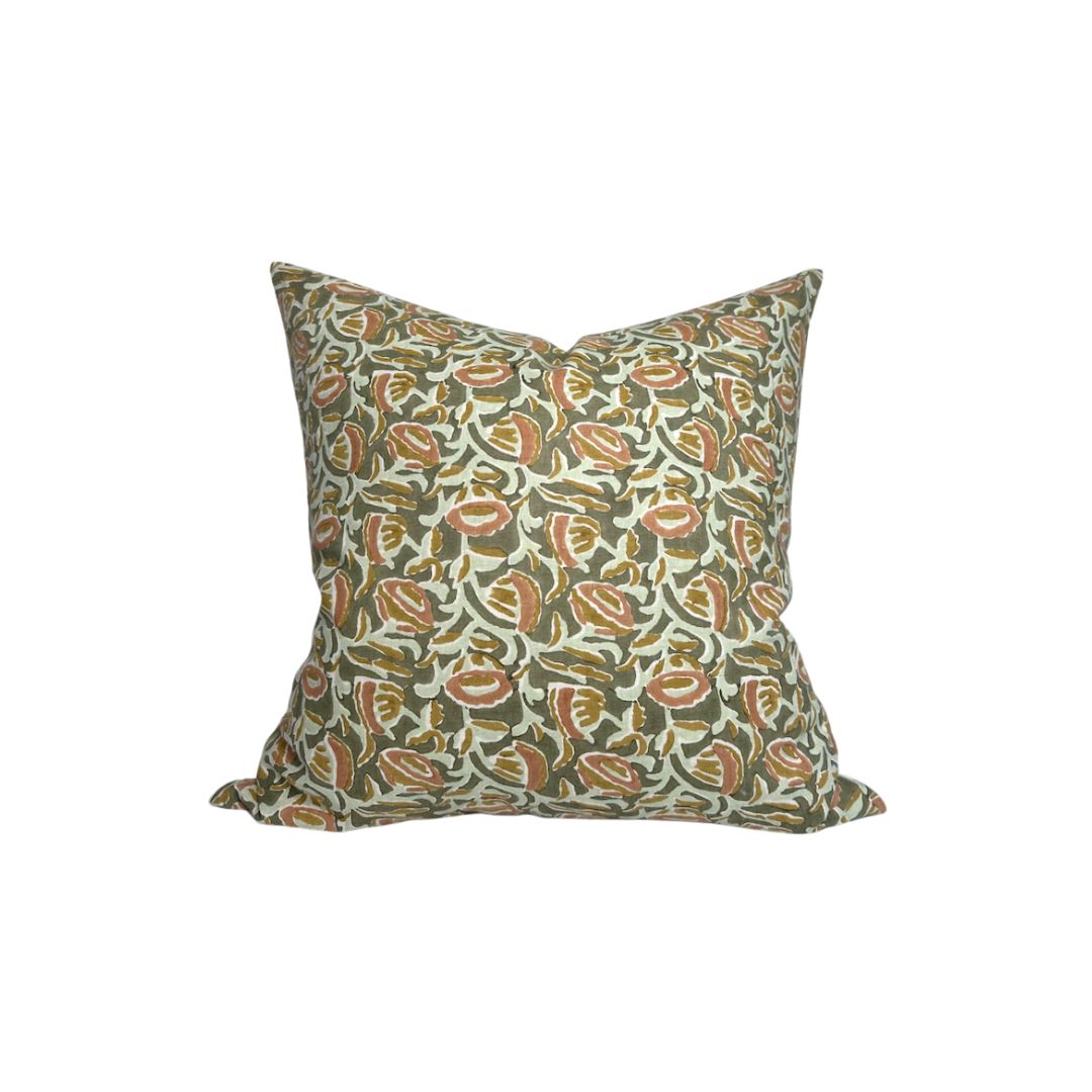 Marbella Pillow Cover in Green, Walter G Textiles