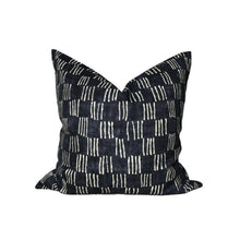 Matchsticks Pillow Cover in Indigo Blue, George Spencer Textiles