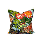 Chiang Mai Dragon Pillow Cover in Aquamarine, Indoor Outdoor Pillows, Schumacher Textiles