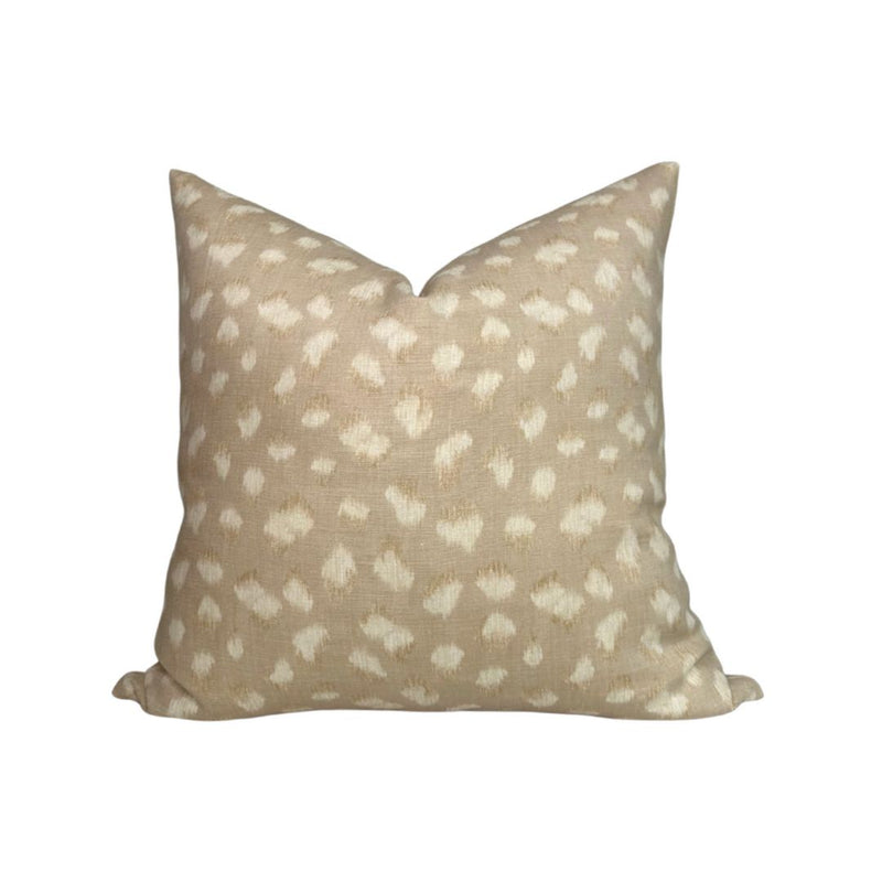 Feline Pillow Cover in Beige Ivory, Kelly Wearstler Textiles