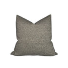 Nubby Woven Pillow Cover in Charcoal