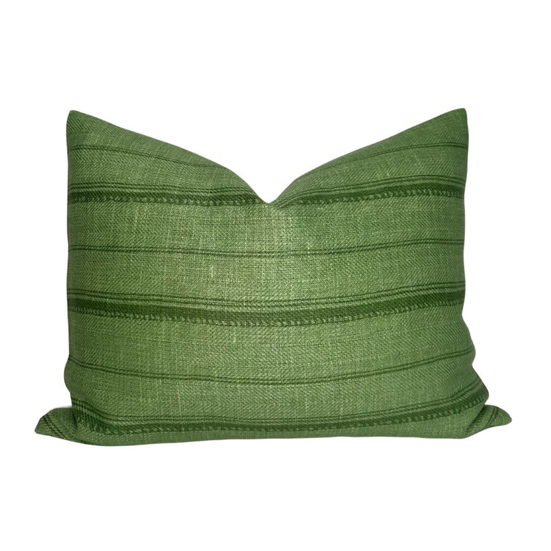 Malabar Pillow Cover in Green, Peter Dunham Textiles