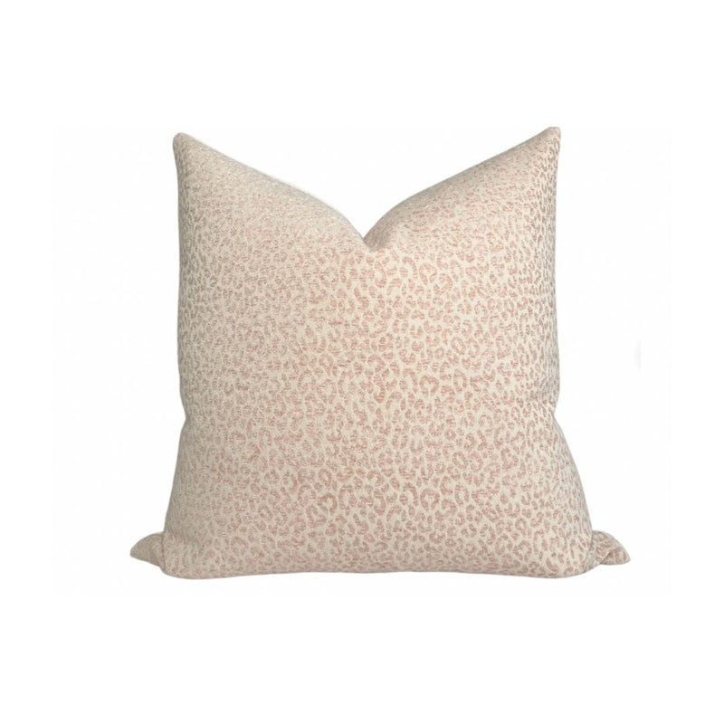Spotted Pillow Cover in Blush Pink