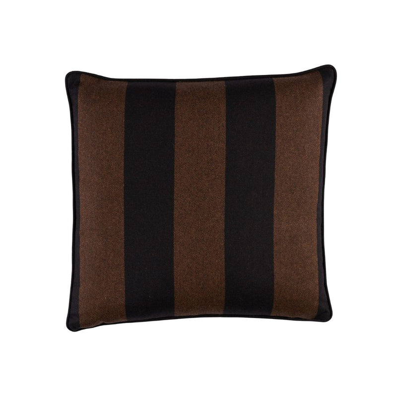 Hemlock Woven Pillow Cover in Java Brown, Schumacher Textiles